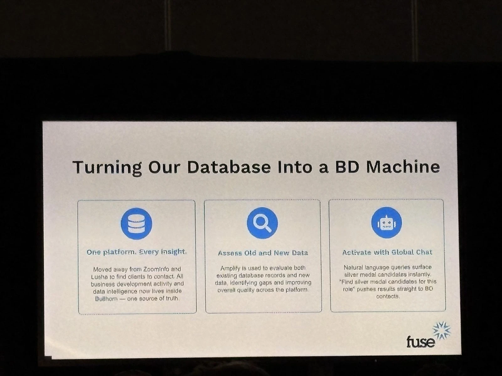 Fuse at TalentX Melbourne: turning your recruitment database into a BD machine using AI and automation